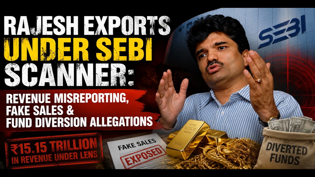 Biggest Scam of DALAL Street | RAJESH EXPORTS UNDER SEBI SCANNER: REVENUE| RAJESH MEHTA | BREAKING