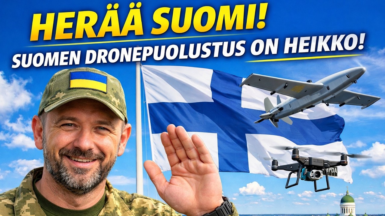 Suomi ei ole valmis droonihy&ouml;kk&auml;yksiin Ukrainalainen drooni ohjautui vahingossa Suomeen