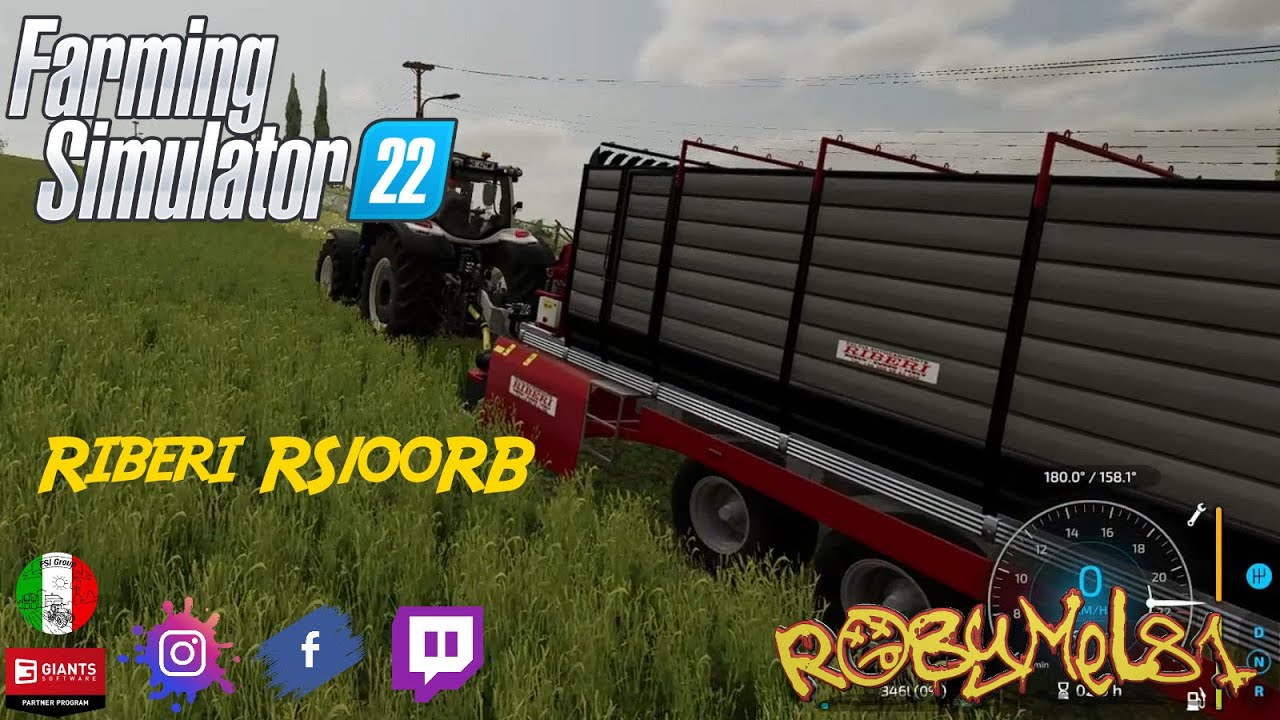 Riberi RS100RB ►  FARMING SIMULATOR 22  ► SERIE EMILIA #25