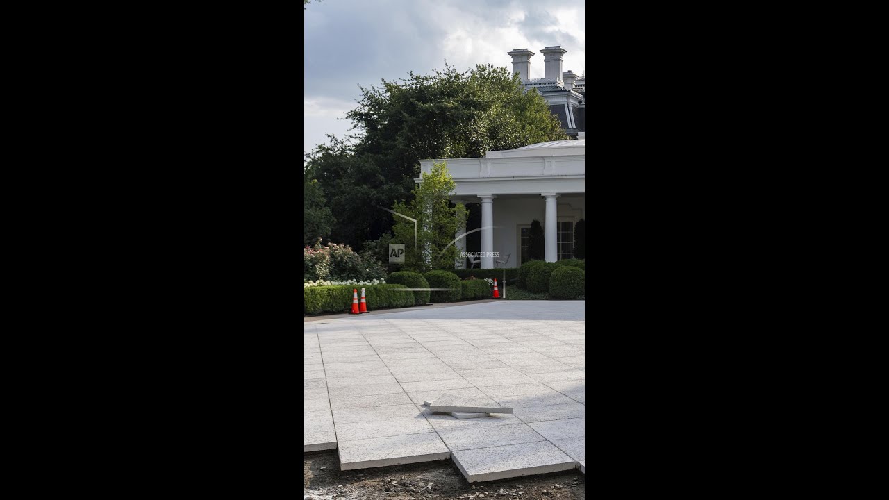 A look back at the White House Rose Garden as Trump’s paved makeover nears completion