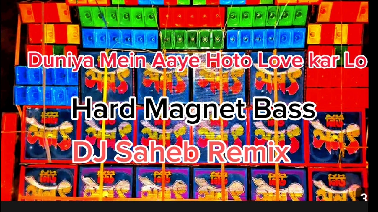 Duniya Mein Aaye Hoto Love kar Lo  হাড মেগনেট বেস ডিজে সাহেব Remix