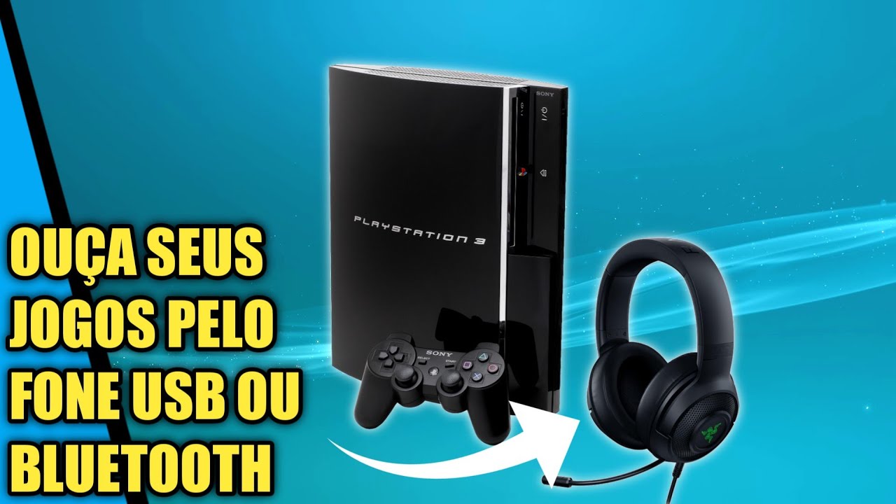 Como escutar som do jogos no PS3 através do fone (Apenas CFW)