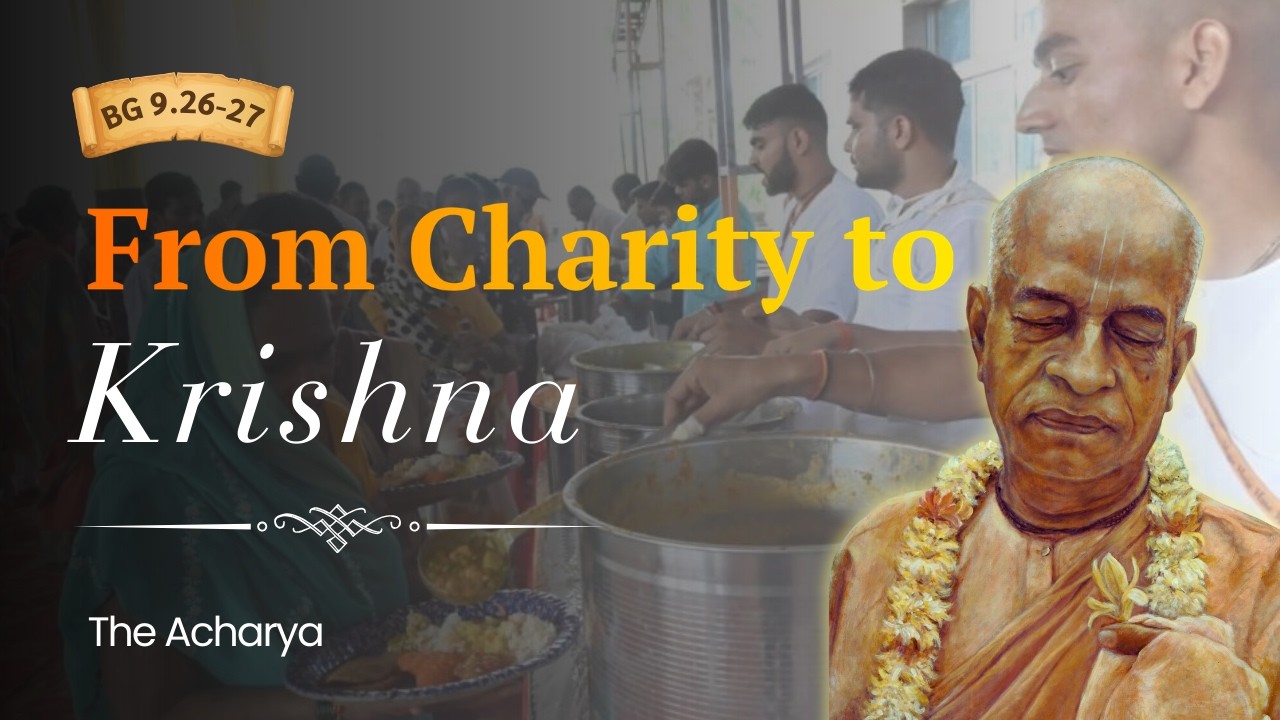From Charity to Krishna | BG 9.26-27 | New York, US | Srila Prabhupada