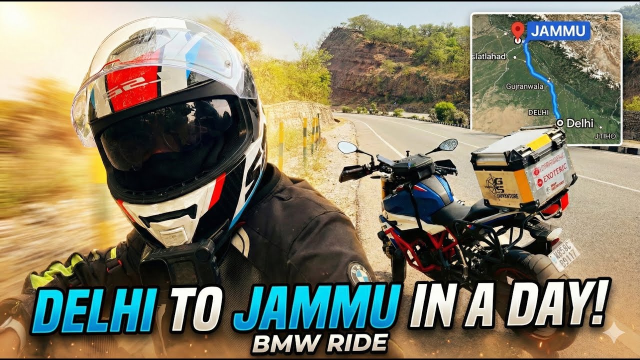 Delhi to Jammu in Just 1 Day On My BMW  | Ladakh Bike Trip | EP-3