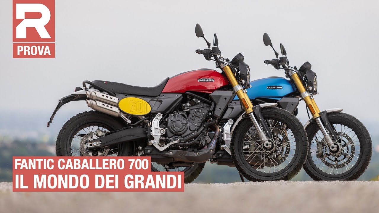 Prova Fantic Caballero 700 Come va scheda tecnica e prezzo della nuova scrambler media [ENG SUB]
