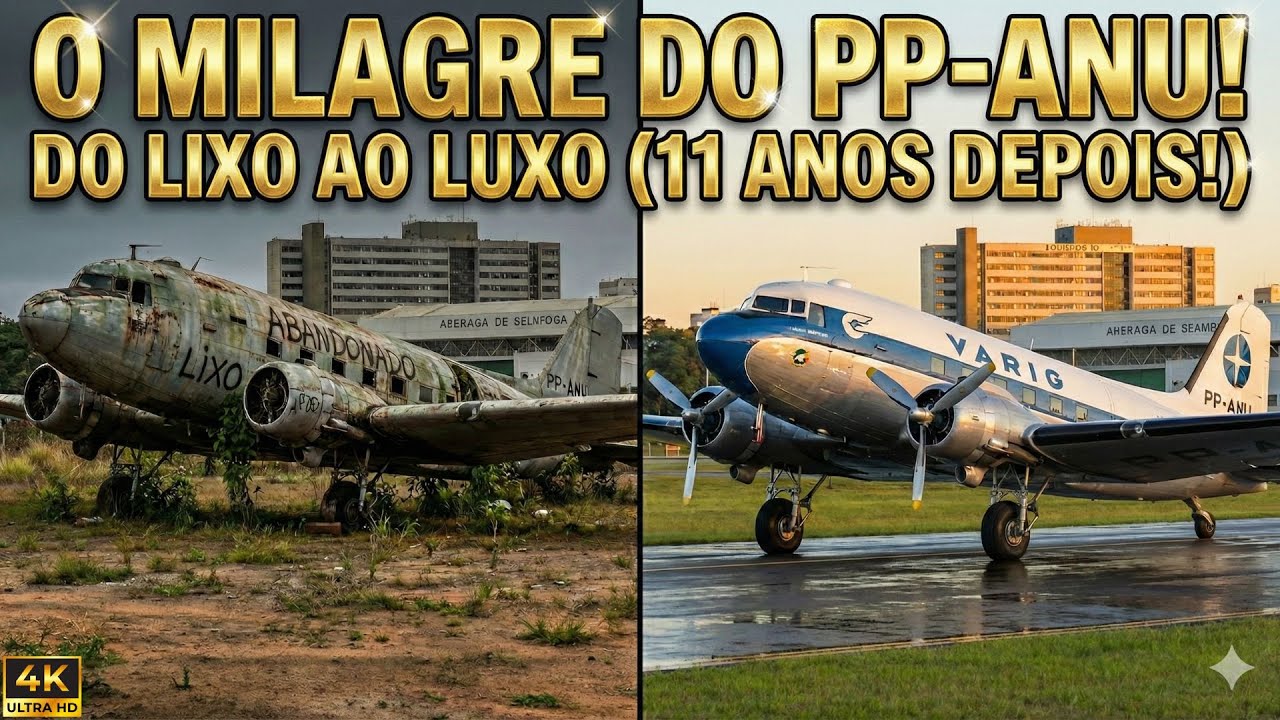 Varig Acidentado (Anos 1959): Restauração da Aeronave Clássica Comercial Brasileira