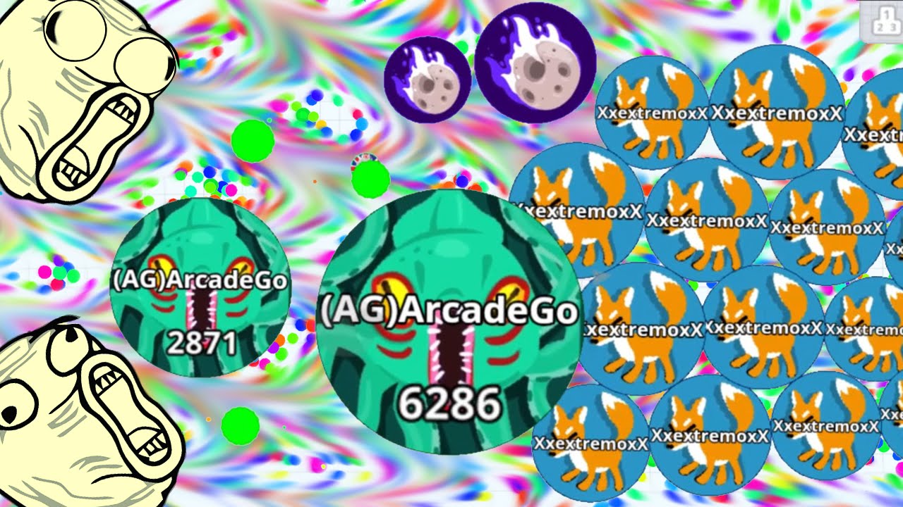 Agario Funny Trolling Baits Solo 41K+! (Agar.io Funny Moments)