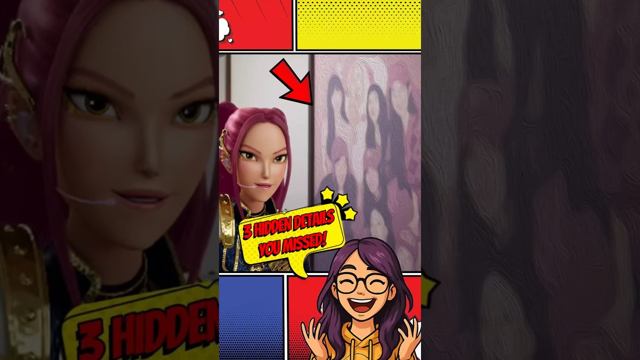 3 secret details you've might have missed in #kpopdemonhunters🔭 #viral #trending #shorts
