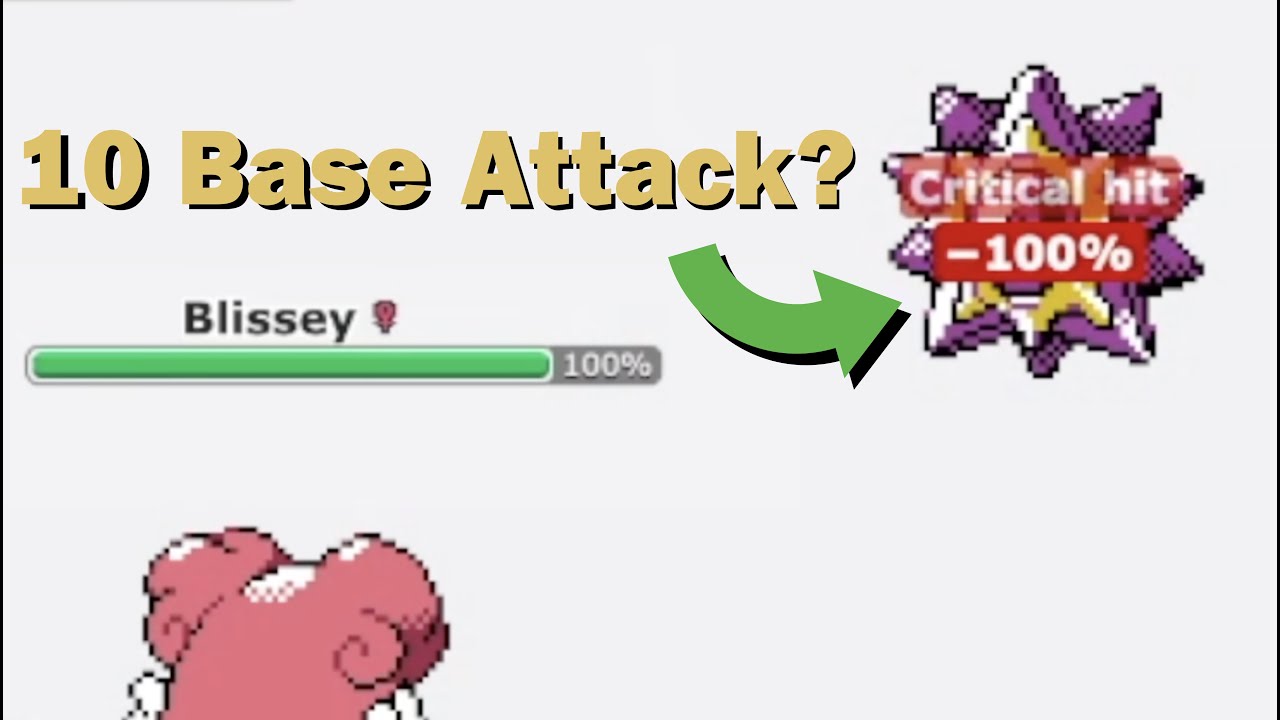 How Blissey became a physical attacker in Pokemon Gold/Silver