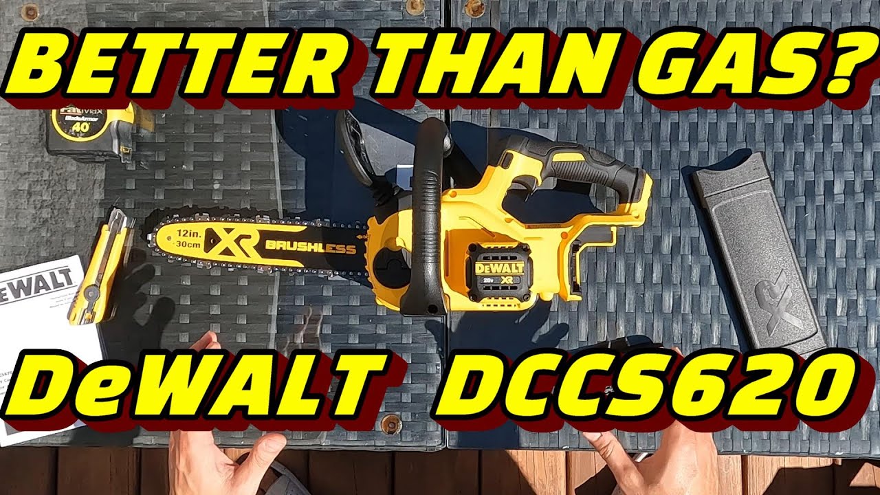 Обзор аккумуляторной цепной пилы DeWALT (DCCS620) Лучше, чем бензин???