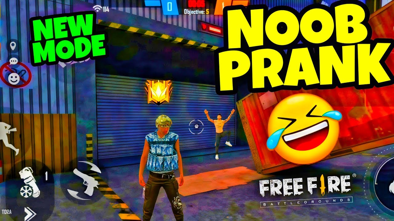Lone Wolf Noob Prank 😂 | Professor Gaming ☠️ #freefireheadshot #professorgaming 