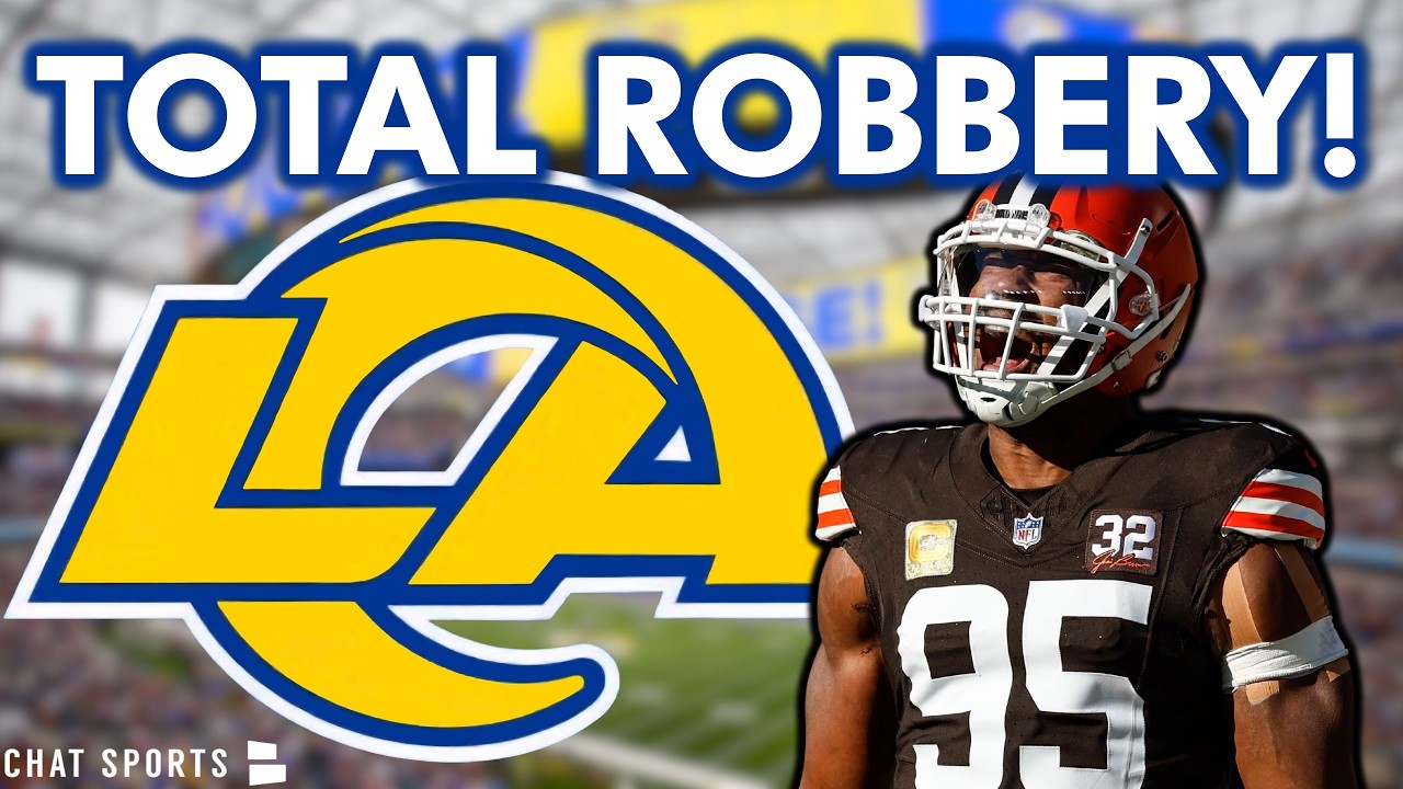 The Los Angeles Rams Got AWAY With HIGHWAY ROBBERY On Myles Garrett Trade!