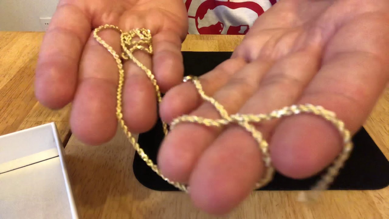 Jacoje 2mm 14k Rope Chain - Review