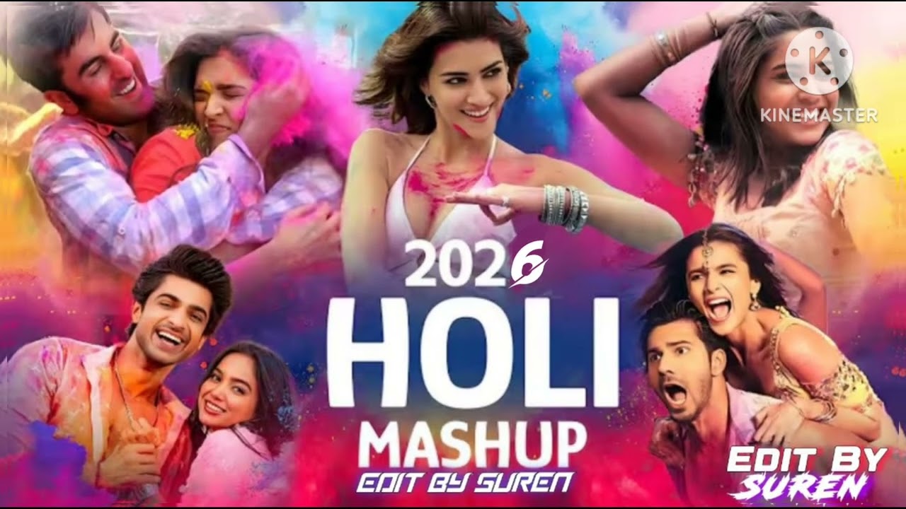 2026 Holi Mashup 👿😎 | Edit By Suren | Mix Mashup #viral #holi #mashup 