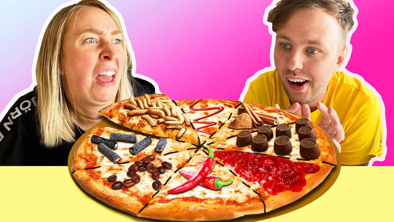 PIZZA CHALLENGE, VEM FÅR DEN ÄCKLIGA PIZZAN?