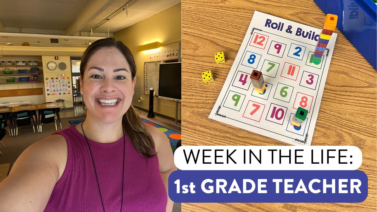 Week in the Life of a 1st Grade Teacher // Teaching Numbers 1-10 in First Grade