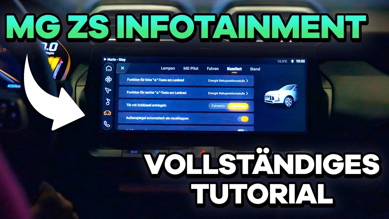 MG ZS Infotainmentsystem: Vollständiges Tutorial, ALLE Funktionen & Details einfach erklärt