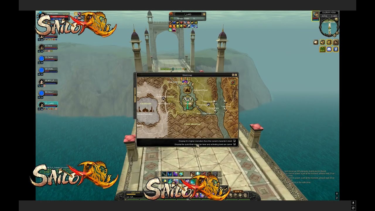 Sailor Online Persian Empire Cap 125 (JOB FIGHT)