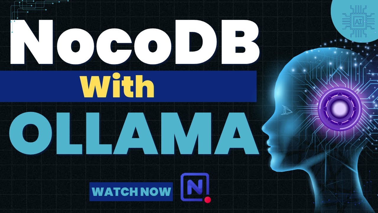 NocoDB с Ollama: создание баз данных в виде электронных таблиц без необходимости кодирования