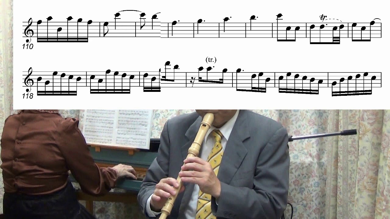 G. F. Handel / Alto Recorder Sonata in C Major HWV365