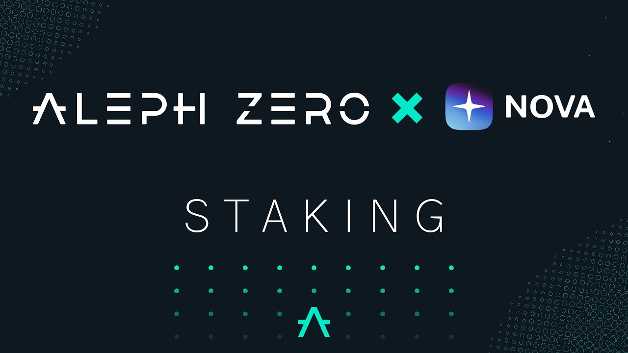 Aleph Zero Staking from your pocket - Nova Wallet