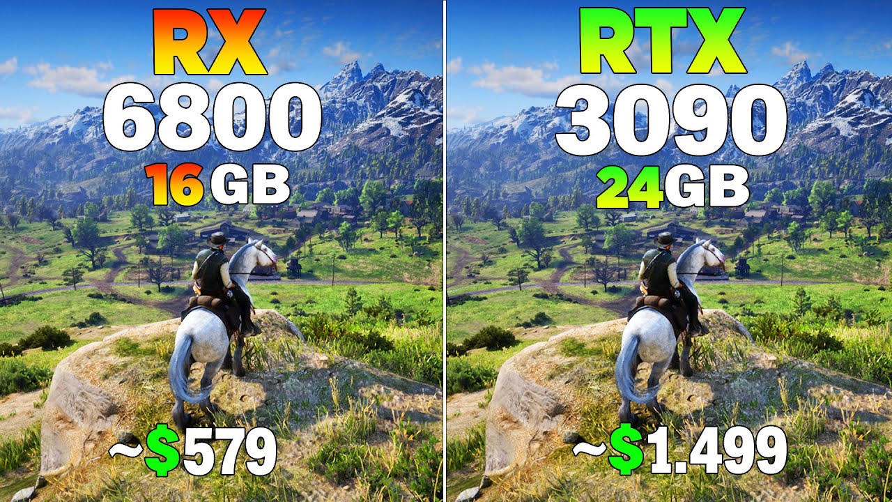 RX 6800 vs RTX 3090 - Test in 8 Games