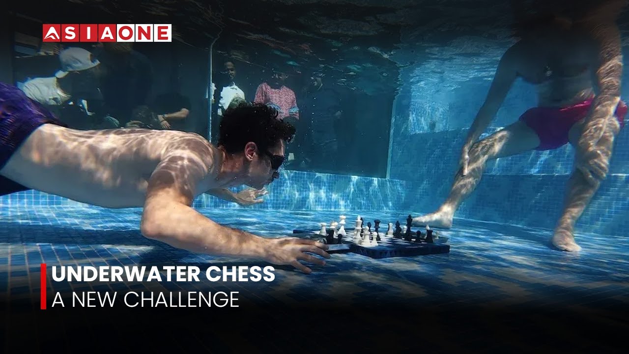 Underwater Chess Exhibition Opens Freestyle Chess Grand Slam Final | Asia One News