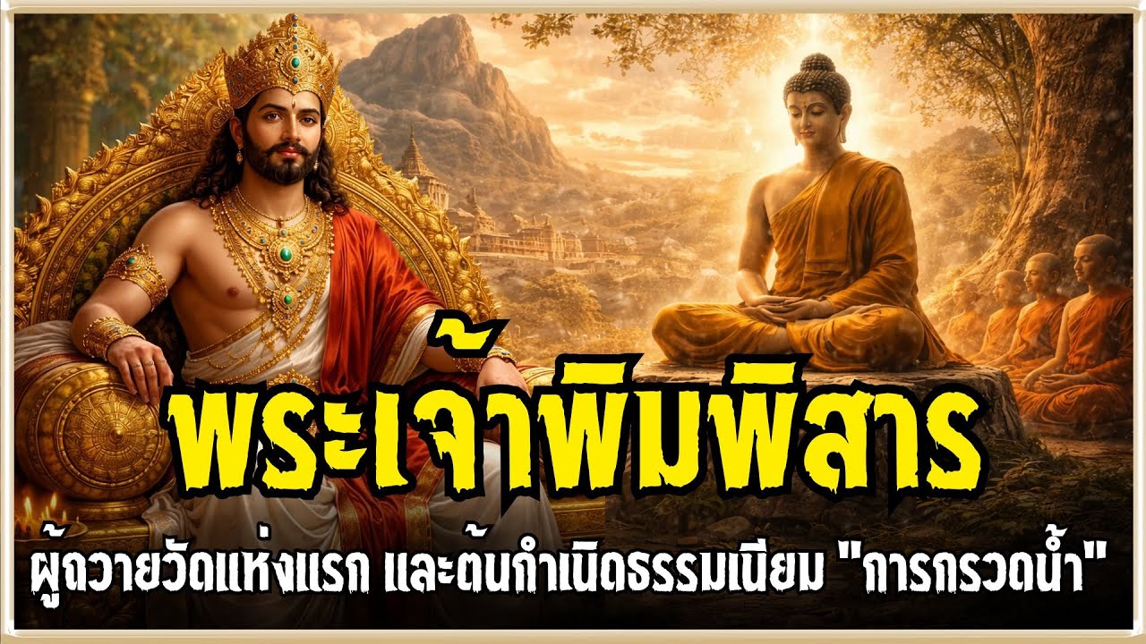 ประวัติพระเจ้าพิมพิสาร ผู้ถวายวัดแห่งแรกและเป็นต้นกำเนิด 