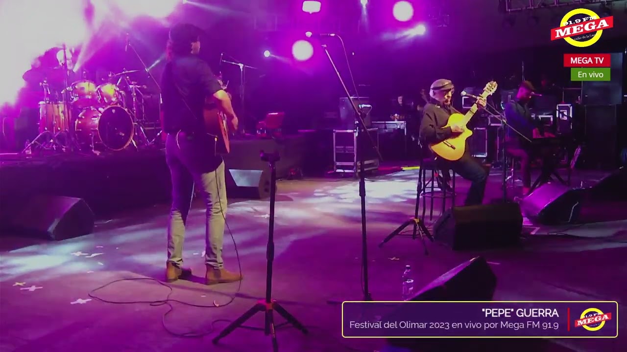 Pepe Guerra en el Festival del Olimar 2023 - transmisión Mega FM 91.9 Vergara