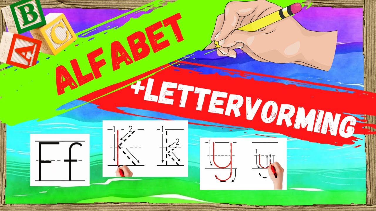 Afrikaanse kinder Video - Alfabet letttervorming, Drukskrif #afrikaans #drukskrif #kleuters