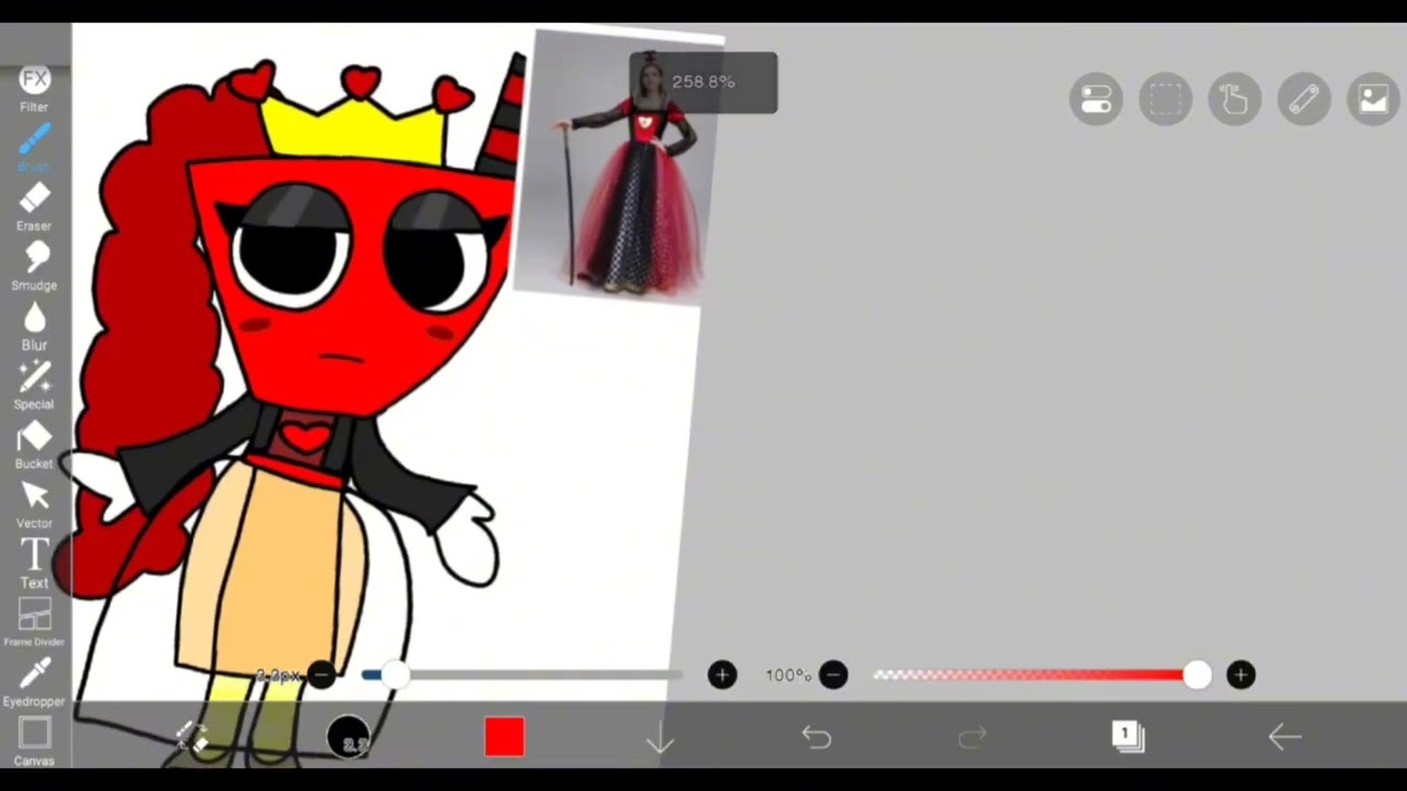 Pov: Emily's friend making a Dandy's world oc part 3
