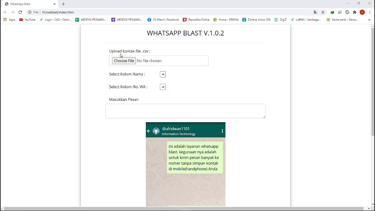 Whatsapp Blast