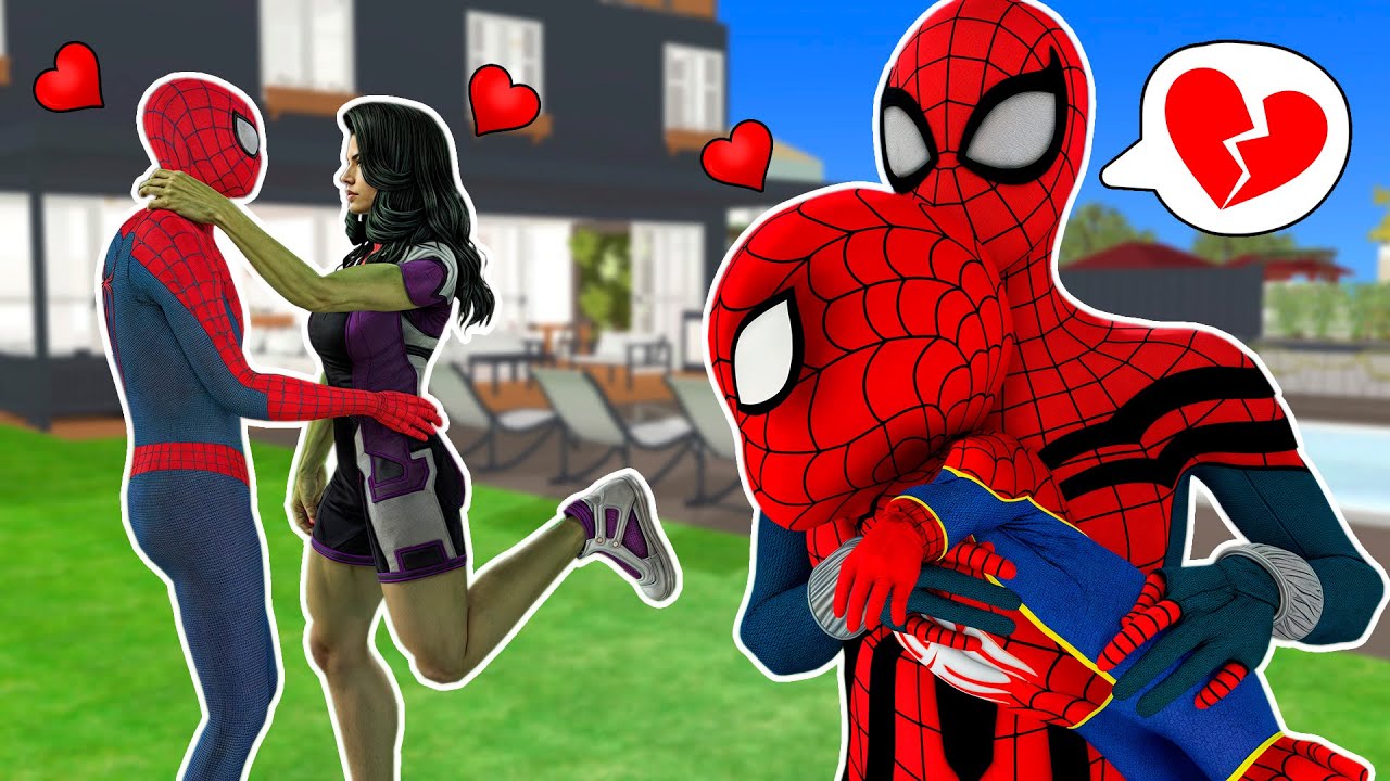 Hulk x Spider Man Love Spider Girl in Granny House | Funny Horror Animation