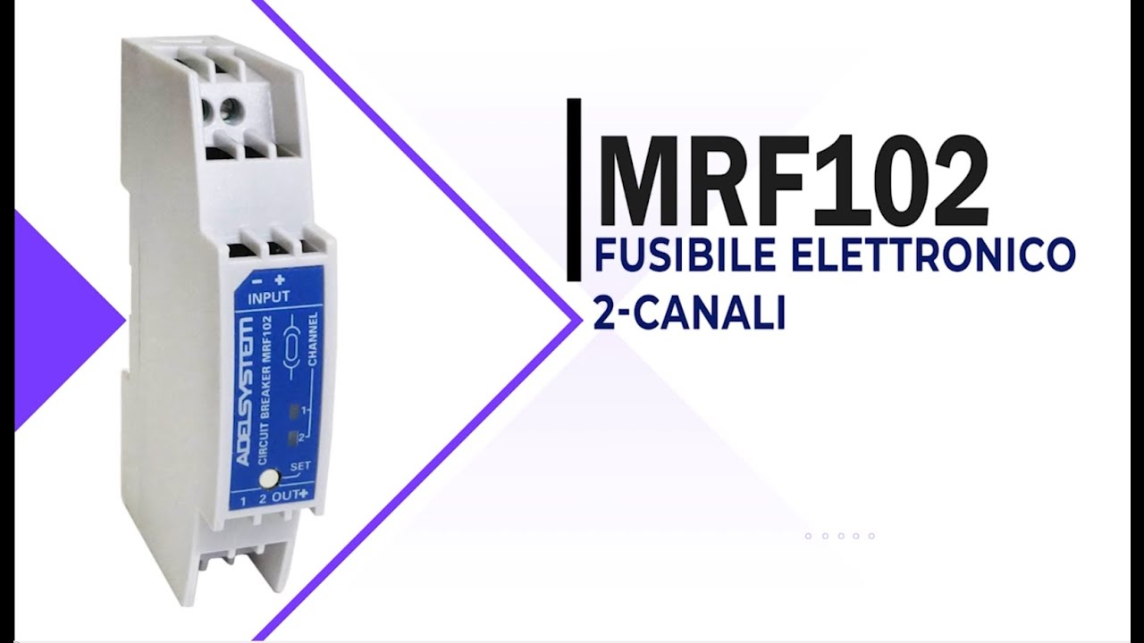 MRF102 TUTORIAL - Fusibile elettronico a 2 canali