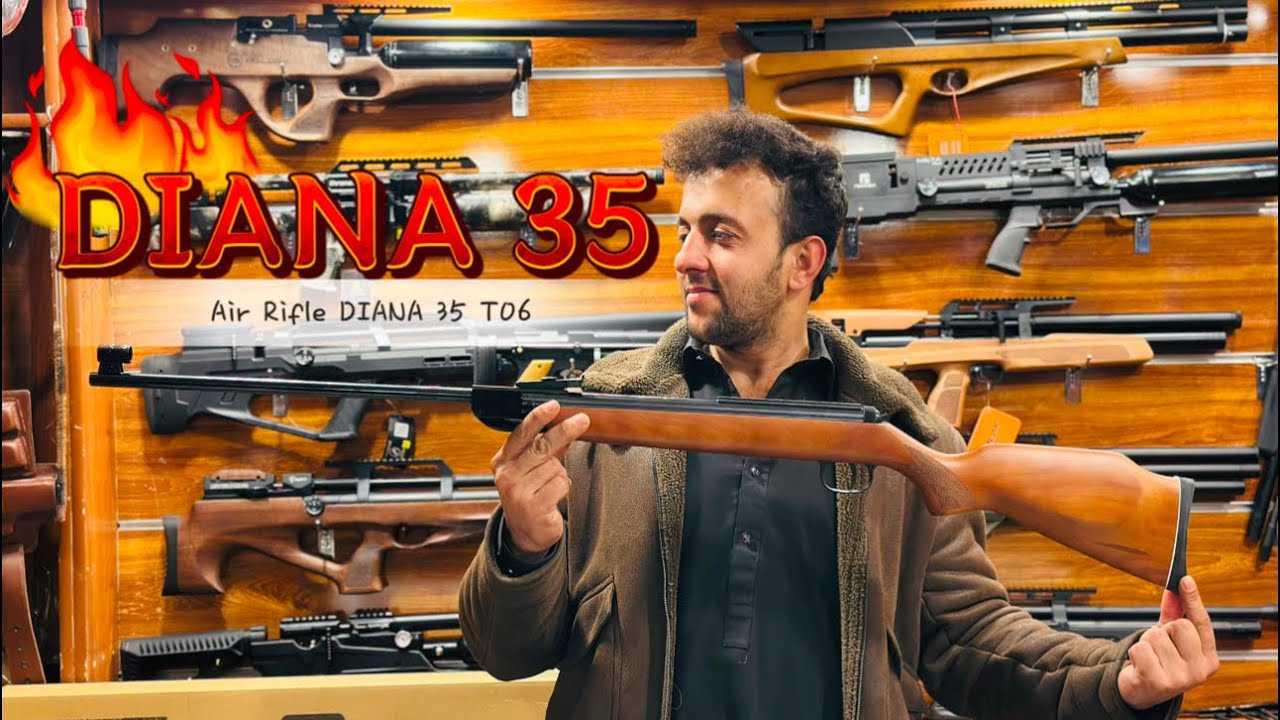DIANA 35 T06 GERMANY AIR RIFLE UNBOXING &OVERVIEW