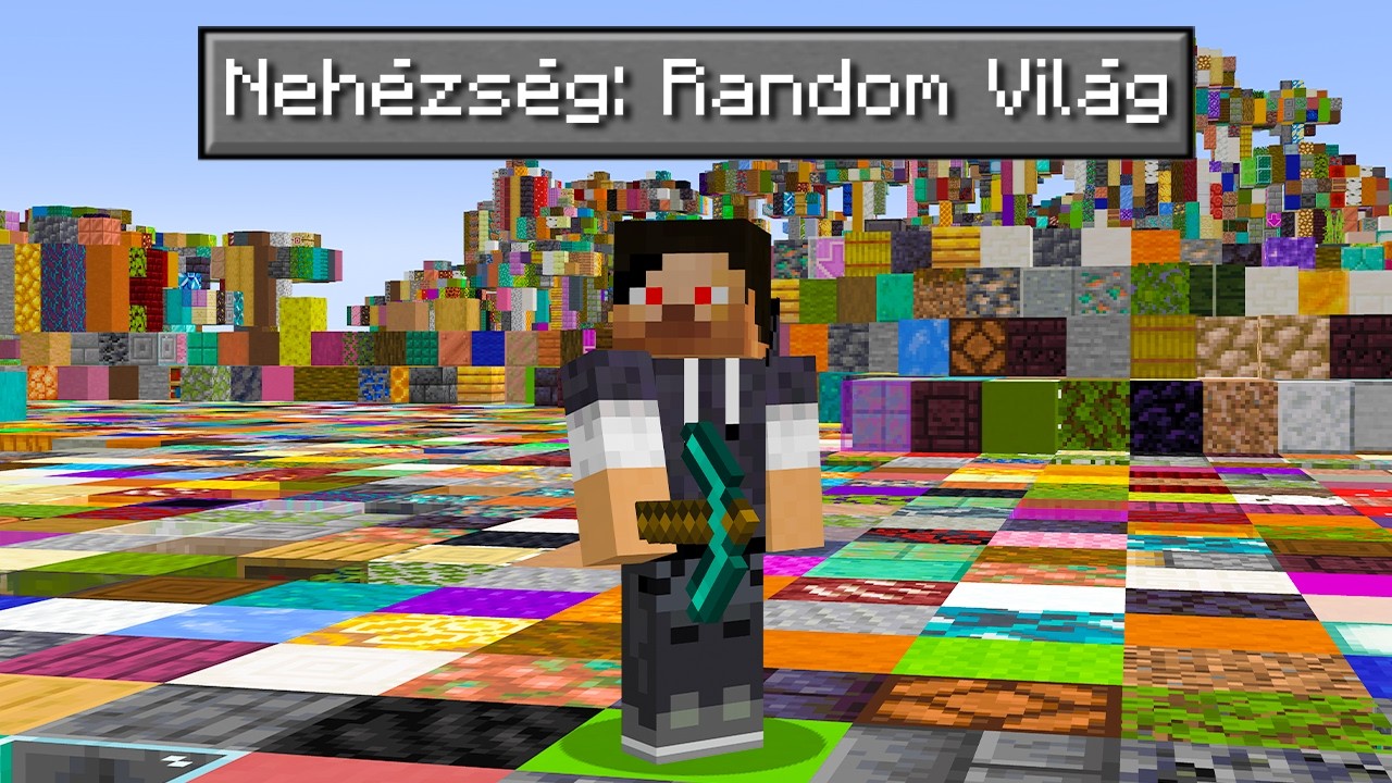 Minecraft, De Az EG&Eacute;SZ VIL&Aacute;G Random 😵