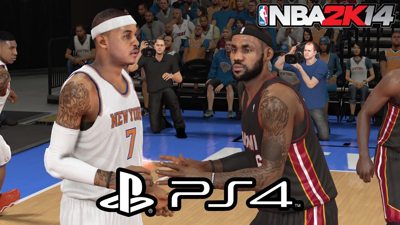 NBA 2K14 (PS4) Heat vs. Knicks - Gameplay