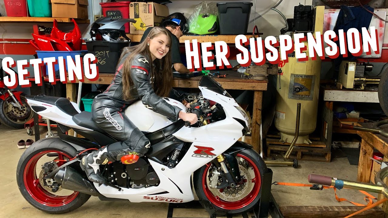 Suspension Setup On Her GSXR750 - Corsa Moto Works