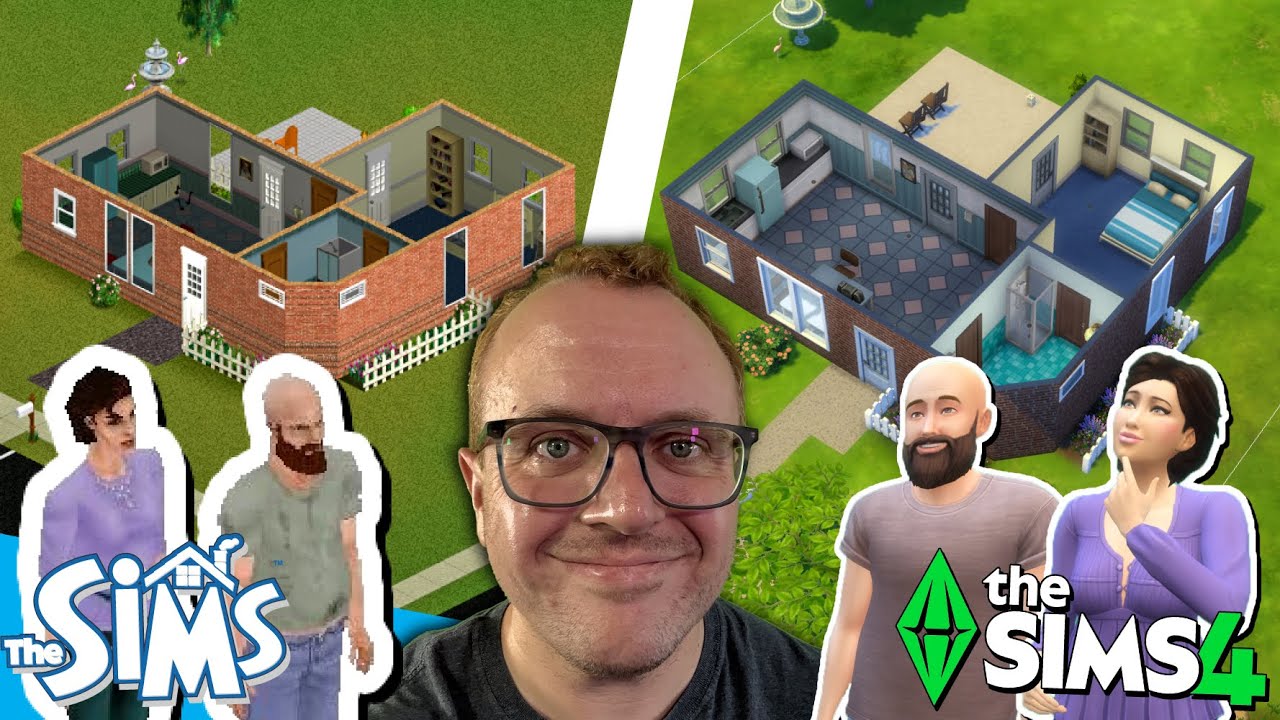 Bringing The Sims 1 Newbie family into The Sims 4! | Let's Build and CAS