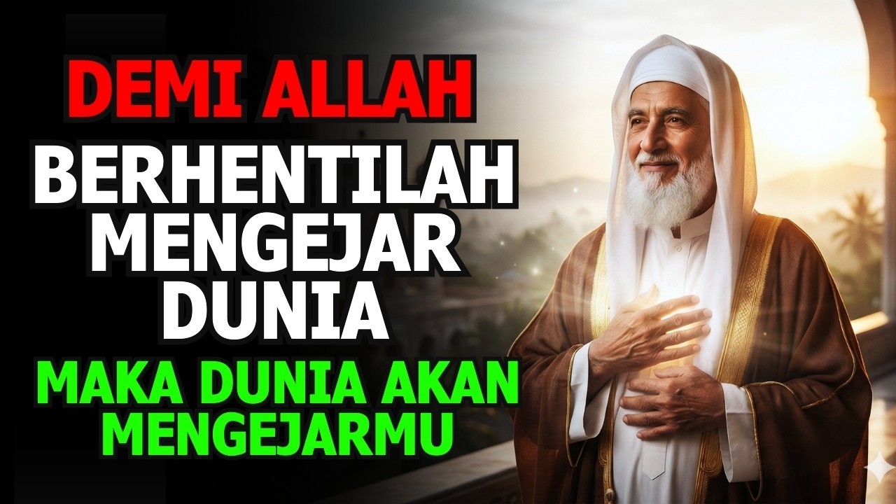 DENGARKAN INI SEKALI SAJA‼️Petuah Kehidupan Agar Dunia Melayani Hidupmu | Syekh Abdul Qadir Jailani