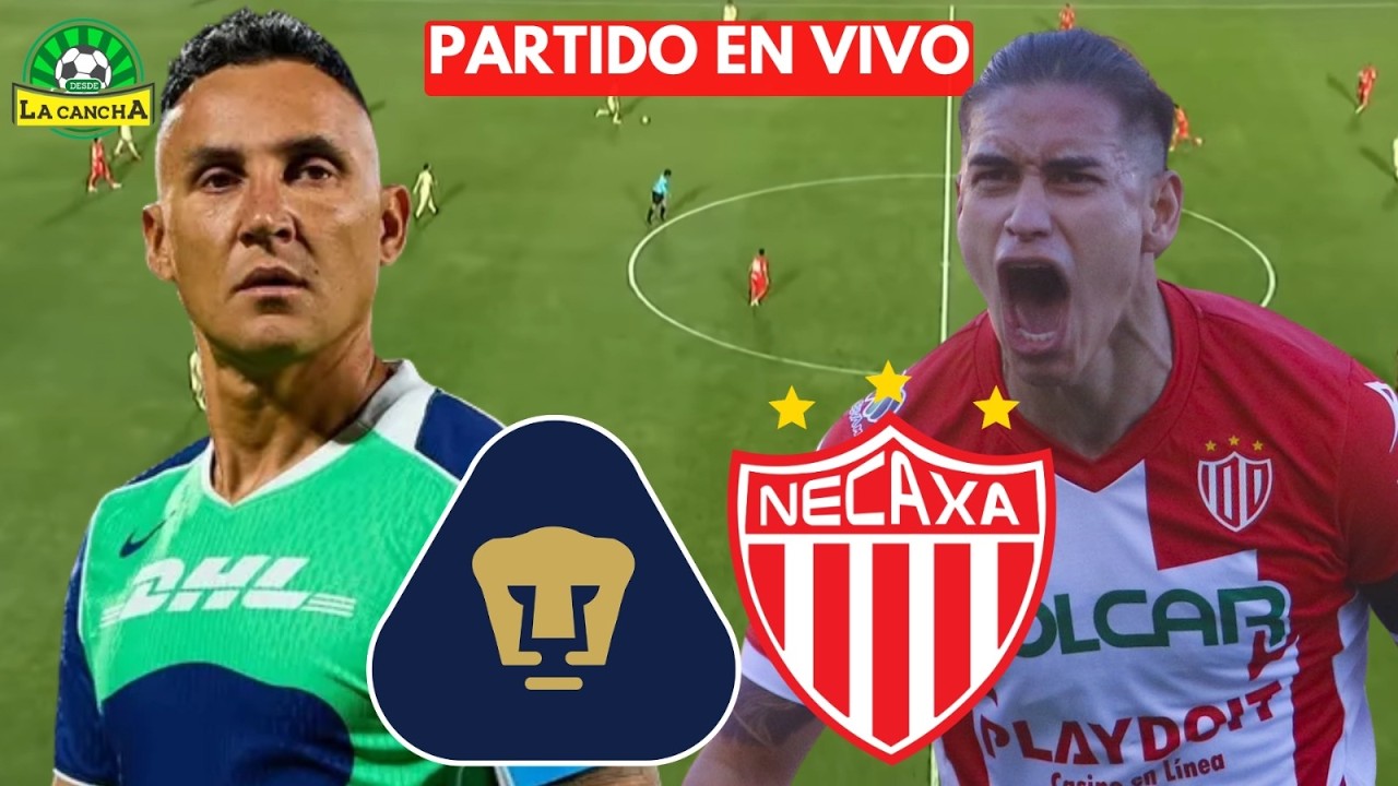 PUMAS VS NECAXA EN VIVO🔴| JORNADA 5 | LIGA MX | TORNEO APERTURA #envivo #ligamx