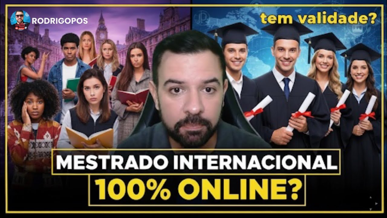 MESTRADO E DOUTORADO INTERNACIONAL, 100% ONLINE TEM VALIDADE? 