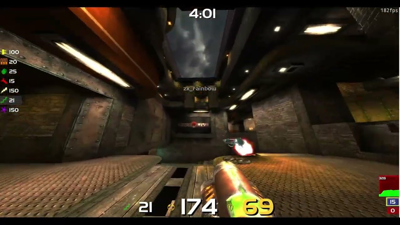 #quakelive Ranked Duels Razor101010 vs zx_rainbow 500+ Elo Hektik