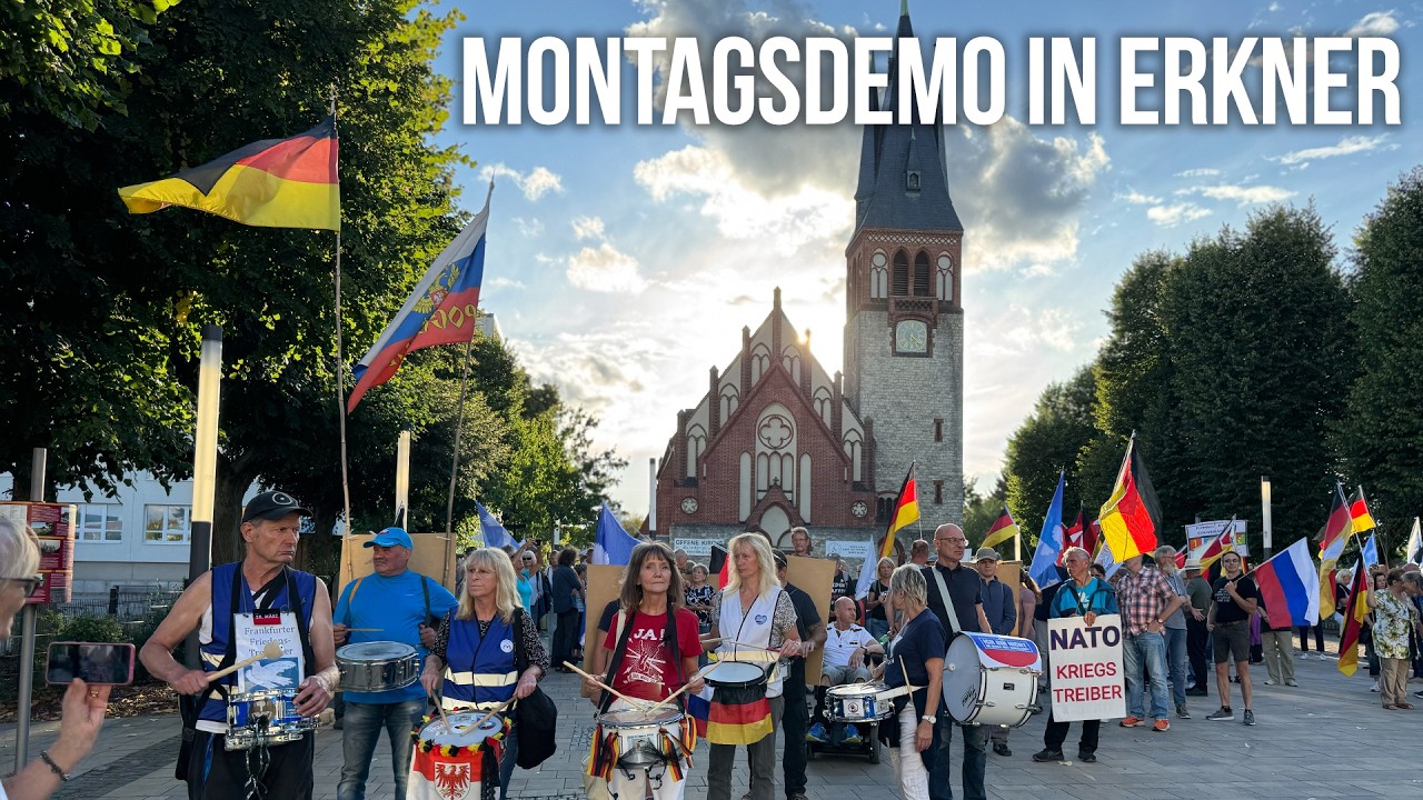 Montagsdemo in Erkner - Mir reicht's!