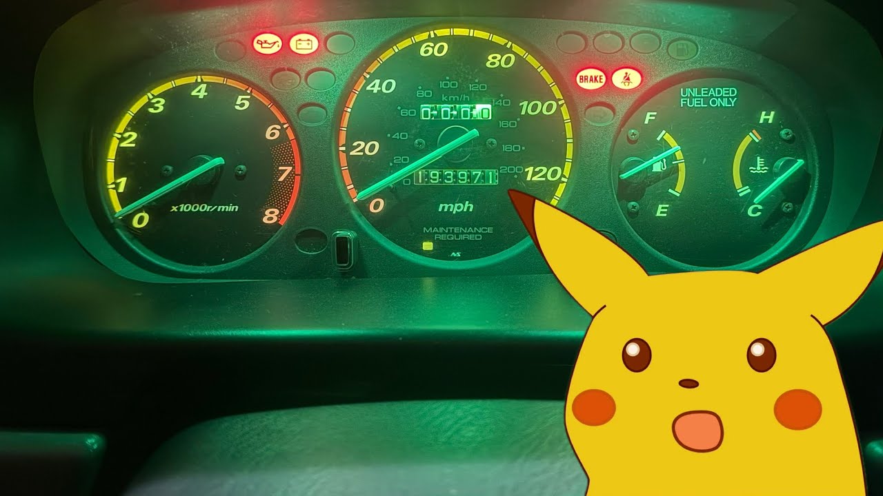 Cluster LED upgrade on the Honda CRV