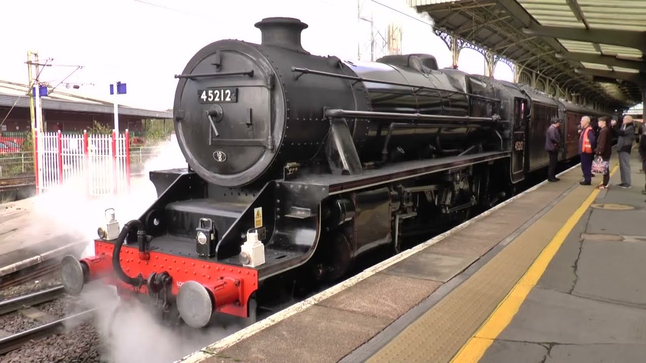 The Peaks Express LMS Black five 45212  all locations Cracking day out 17/ 10/2024