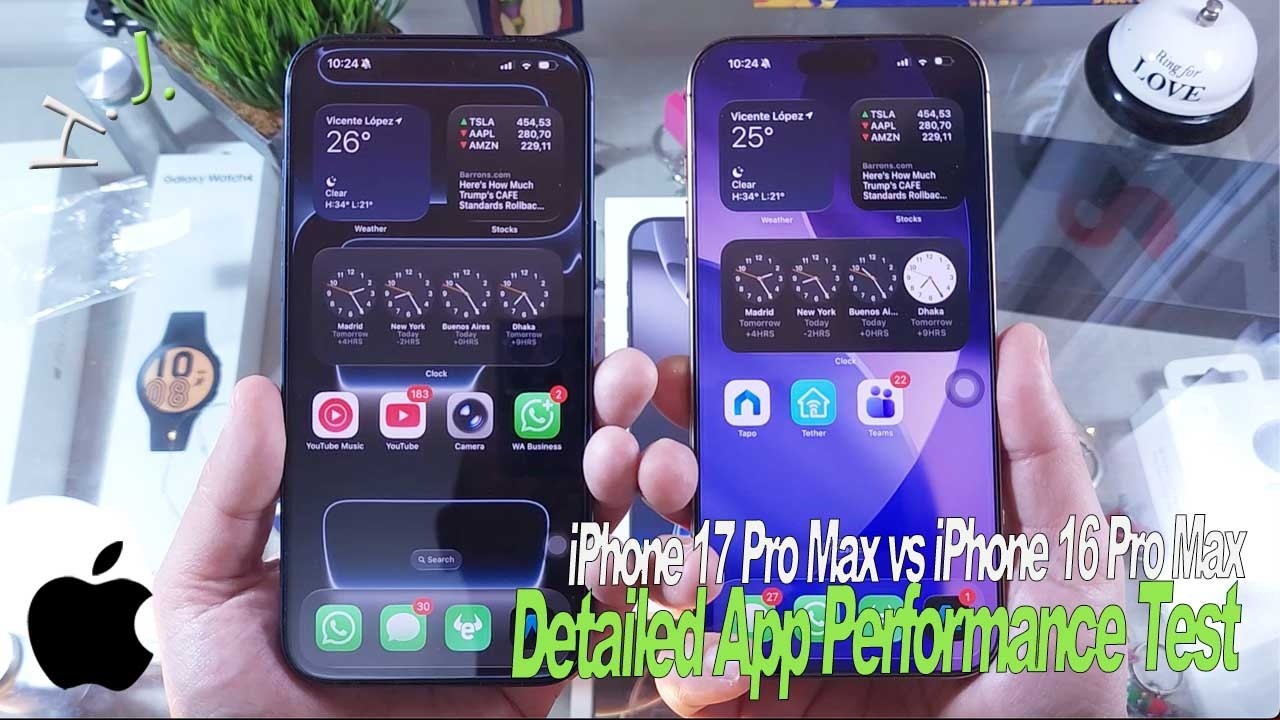 iPhone 17 Pro Max против iPhone 16 Pro Max ⚡ Подробный тест производительности приложений