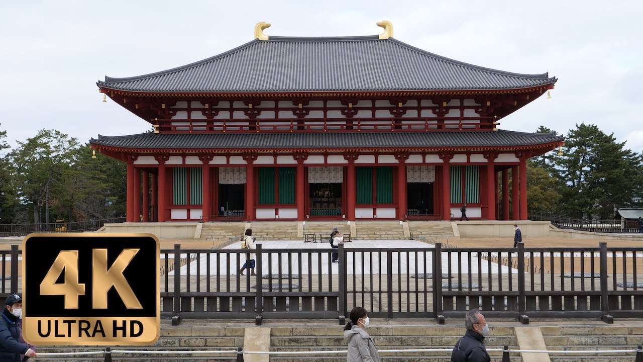 【4K Walk】World Heritage Kofuku-ji Temple in Nara 奈良の興福寺散歩