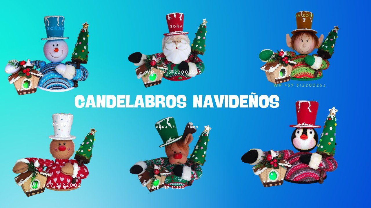 CANDELABRO NAVIDE&Ntilde;O .