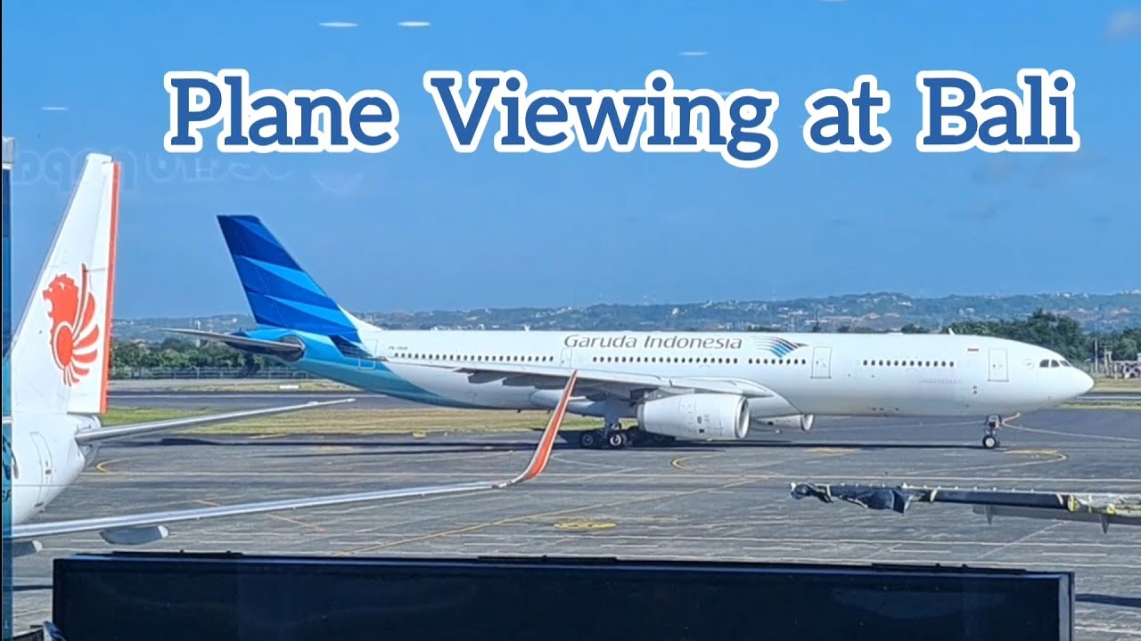 Plane Viewing at Bali - So Close To The Runway!